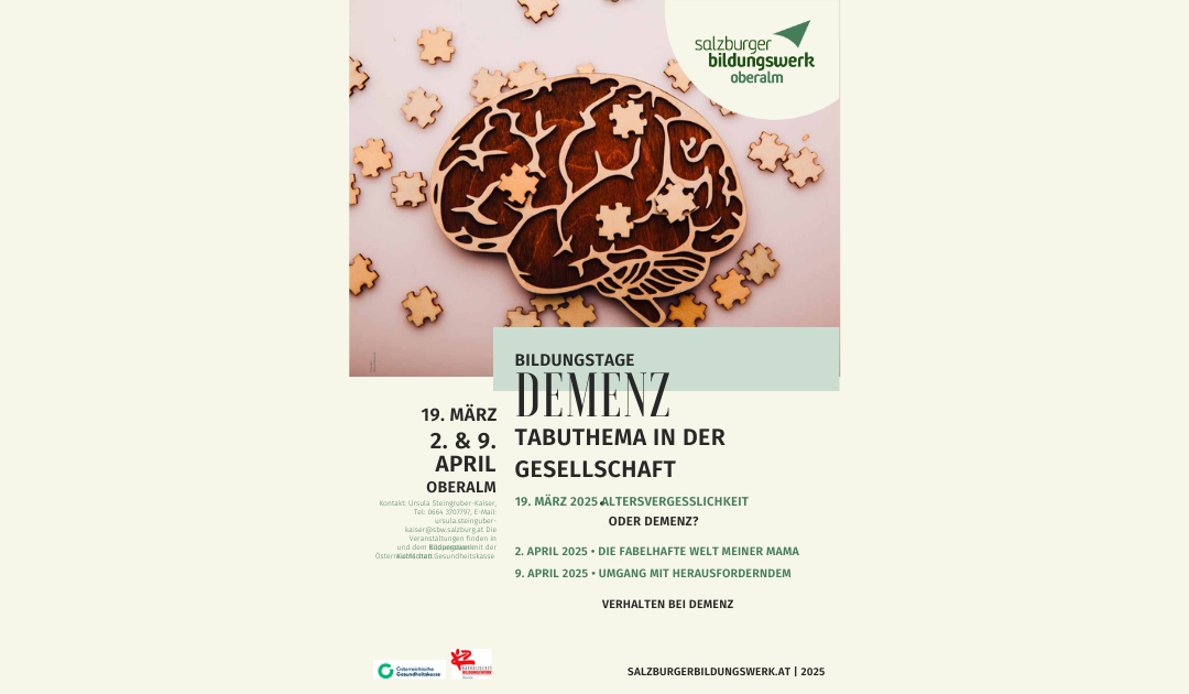 Demenz – Tabuthema in der Gesellschaft