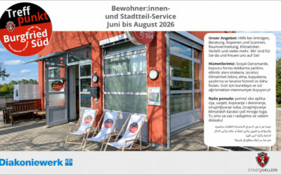 Sommerprogramm im Treffpunkt Burgfried Süd